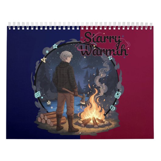 Starry Warmth - Lumberjack Anime Boy by Campfire Kalender (Hoes)
