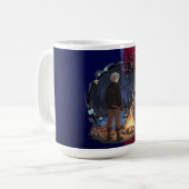 Starry Warmth - Lumberjack Anime Boy by Campfire Koffiemok (Voorkant links)