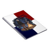 Starry Warmth - Lumberjack Anime Boy by Campfire Notitieboek (Rechterzijde)