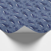 Starry Whale Shark (Donker) Cadeaupapier (Hoek)