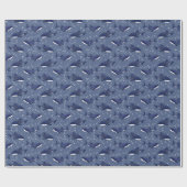 Starry Whale Shark (Donker) Cadeaupapier (Vlak)