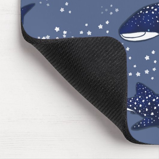 Starry Whale Shark (Donker) Muismat (Hoek)