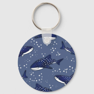 Starry Whale Shark (Donker) Sleutelhanger