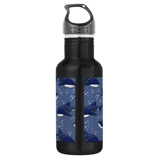 Starry Whale Shark (Donker) Waterfles (Achterkant)