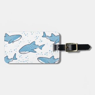 Starry Whale Shark (licht) Bagagelabel