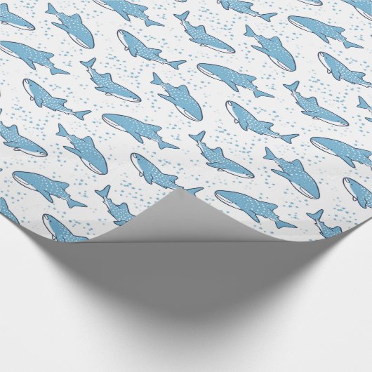 Starry Whale Shark (licht) Cadeaupapier (Hoek)