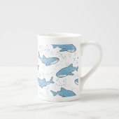 Starry Whale Shark (licht) Porselein Kop (Rechts)