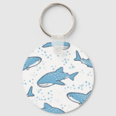 Starry Whale Shark (licht) Sleutelhanger (Voorkant)