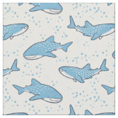 Starry Whale Shark (licht) Stof (Close Up)