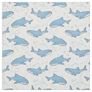 Starry Whale Shark (licht) Stof