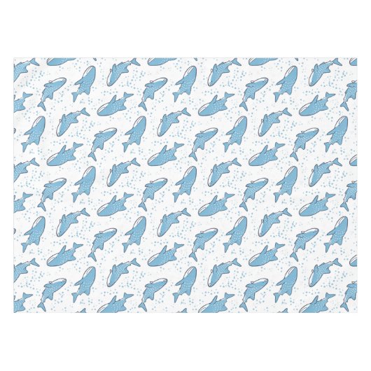 Starry Whale Shark (licht) Tafelkleed (Voorkant (Horizontaal))