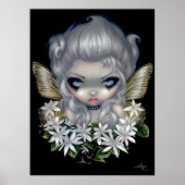 Starry Wild Jasmine Fairy ART PRINT gothic fantasy (Voorkant)
