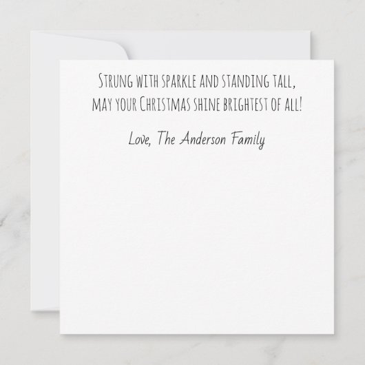 Starry Winged Fairy Holiday Card (Achterkant)