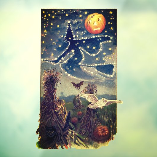 Starry Witch Raamsticker (Vel 3)