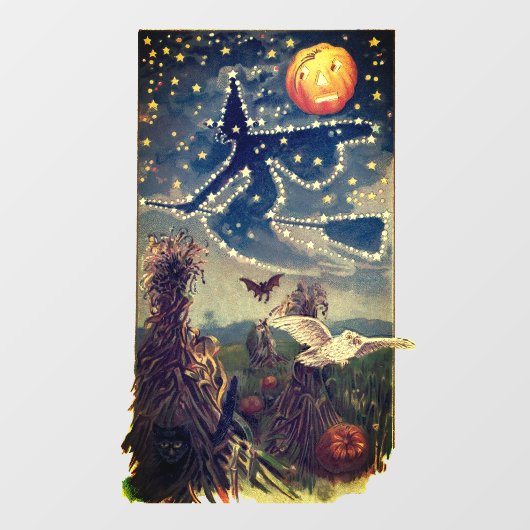Starry Witch Raamsticker (Vel)
