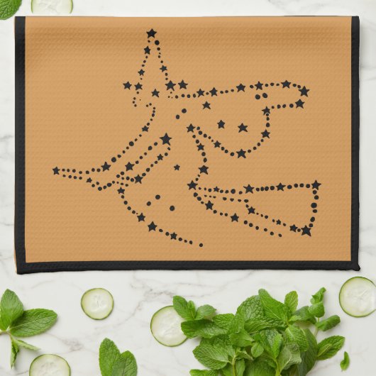Starry Witch Theedoek (Gevouwen)