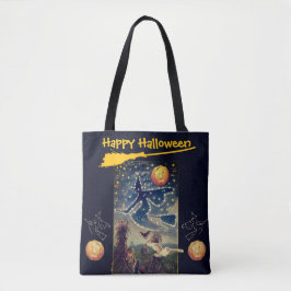 Starry Witch Tote Bag