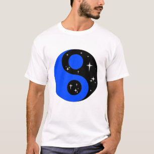 " Starry Ying Yang Symbool " T-shirt