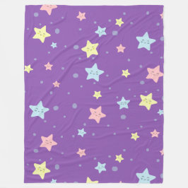 Stars1 Fleece Deken