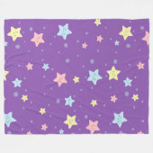 Stars1 Fleece Deken (Voorkant (Horizontaal))