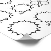 Stars 2 Tattoo Flash Poster (Hoek)