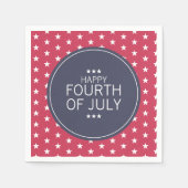 Stars 4e juli Onafhankelijkheidsdag Papier Napkins Servet (Voorkant)