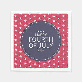 Stars 4e juli Onafhankelijkheidsdag Papier Napkins Servet