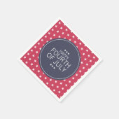 Stars 4e juli Onafhankelijkheidsdag Papier Napkins Servet (Hoek)