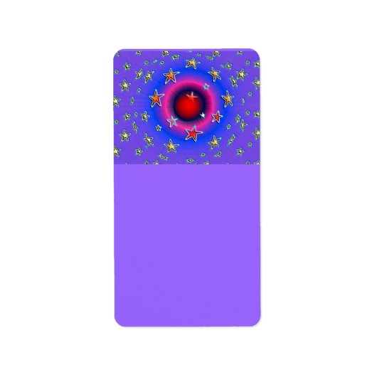 Stars-adreslabel Etiket (Voorkant)