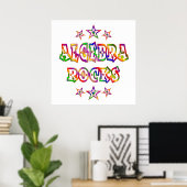 Stars Algebra Rocks Poster (Thuiskantoor)