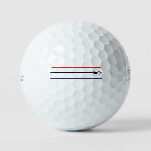 Stars Alignment Line Titleist Pro V1 Golfballen (Voorkant)