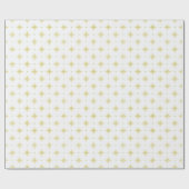 Stars and Dots in Palm and Yellow Cadeaupapier (Vlak)