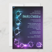 STARS and LIGHTS Bar Bat Mitzvah Invitation Kaart (Voorkant)