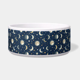 Stars and Moon Pattern  Voerbakje