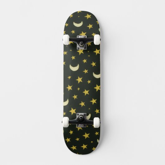Stars and Moons Persoonlijk Skateboard (Voorkant)