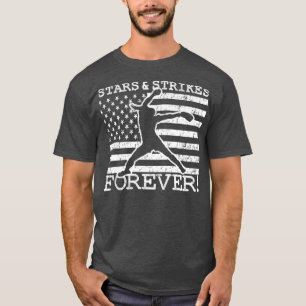 Stars and Strikes Forever Fastpitch Softbal Pitch T-shirt