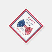 Stars And Stripes 4 juli Servet (Hoek)