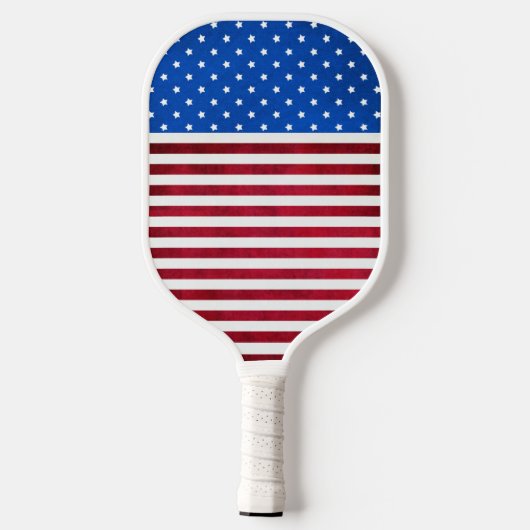 Stars and Stripes-American flag by Shirley Taylor Pickleball Paddle (Achterkant)