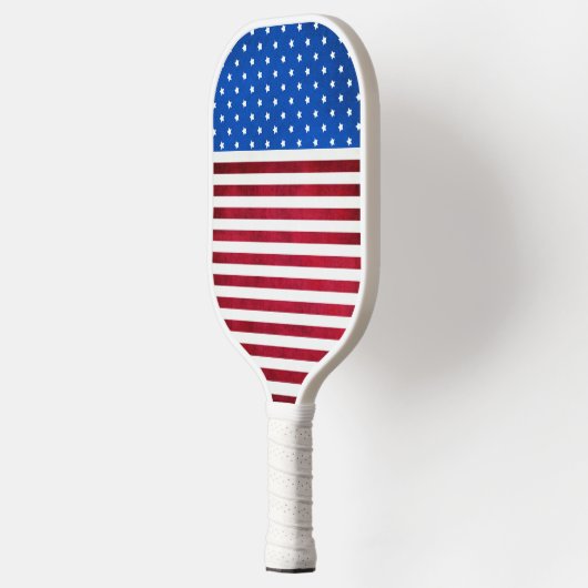Stars and Stripes-American flag by Shirley Taylor Pickleball Paddle (Links)