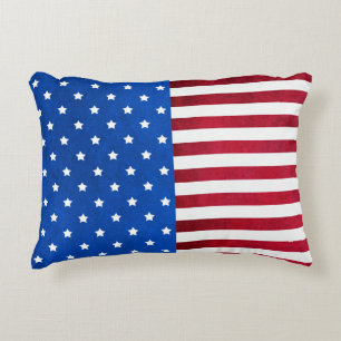 Stars and Stripes American Flag van Shirley Taylor Accent Kussen
