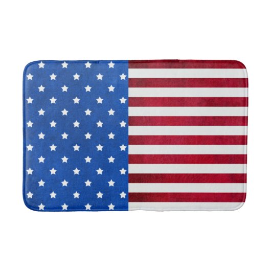Stars and Stripes American Flag van Shirley Taylor Badmat (Voorkant)