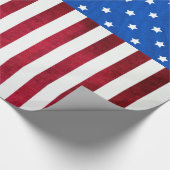 Stars and Stripes American Flag van Shirley Taylor Cadeaupapier (Hoek)