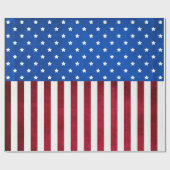 Stars and Stripes American Flag van Shirley Taylor Cadeaupapier (Vlak)
