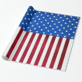 Stars and Stripes American Flag van Shirley Taylor Cadeaupapier (Uitgerold)