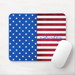 Stars and Stripes American Flag van Shirley Taylor Muismat