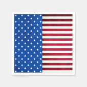 Stars and Stripes American Flag van Shirley Taylor Servetten (Voorkant)