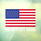 Stars and Stripes Amerikaanse USA-vlag Patriottisc Raamsticker (Vel 3)