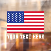 Stars and Stripes Amerikaanse USA-vlag Patriottisc Raamsticker (Vel 2)