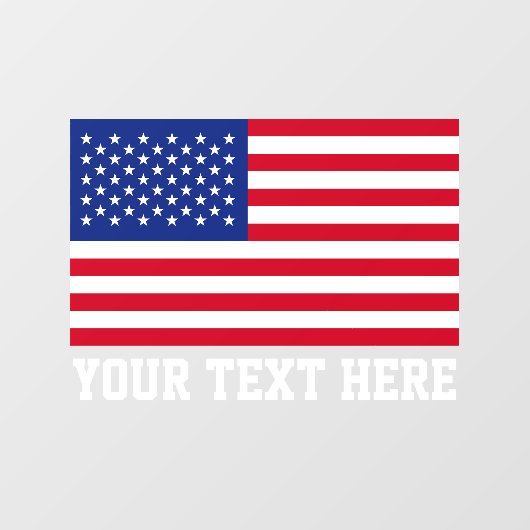 Stars and Stripes Amerikaanse USA-vlag Patriottisc Raamsticker (Vel)