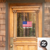 Stars and Stripes Amerikaanse USA-vlag Patriottisc Raamsticker (Huis Deur)